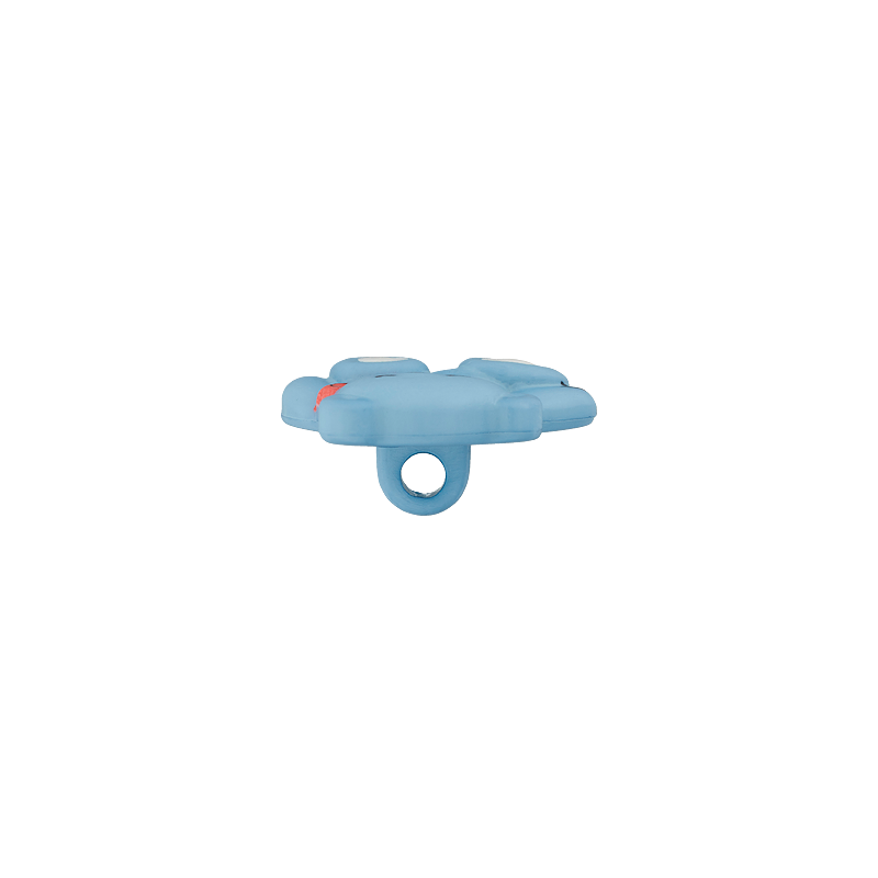 Prym Union Knopf Poly-Button Shank Bear 19mm L-Blue - Pack of 2