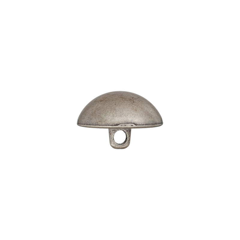 Prym Union Knopf Metal Button Shank 18mm Antique Silver - Pack of 3