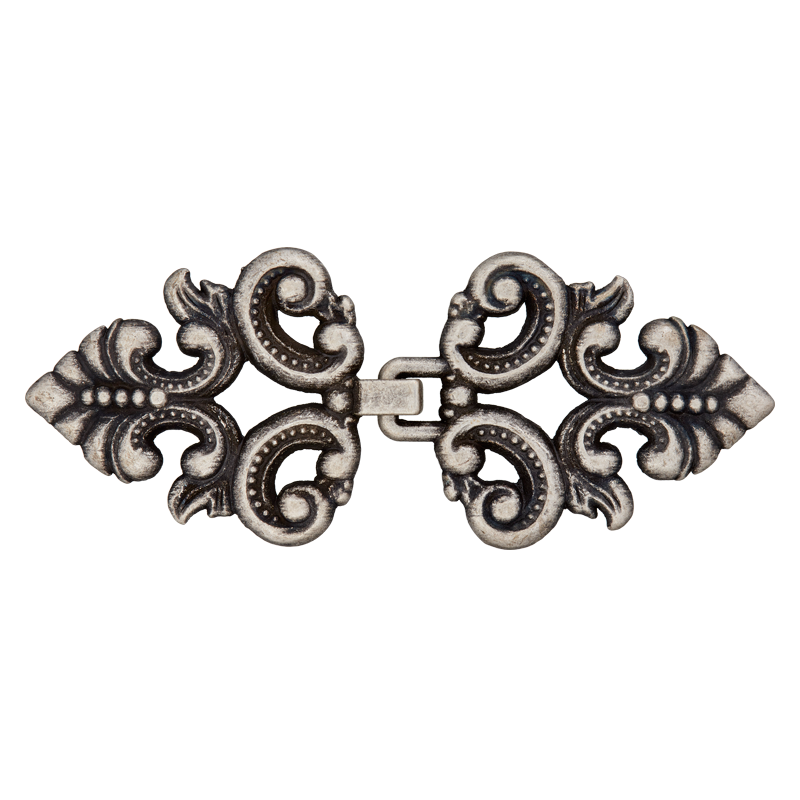 Prym Union Knopf Metal Closure 60mm Antique Silver - Pack of 1