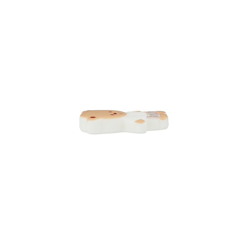Prym Union Knopf Poly-Button 2 Hole Bear 15mm White - Pack of 2