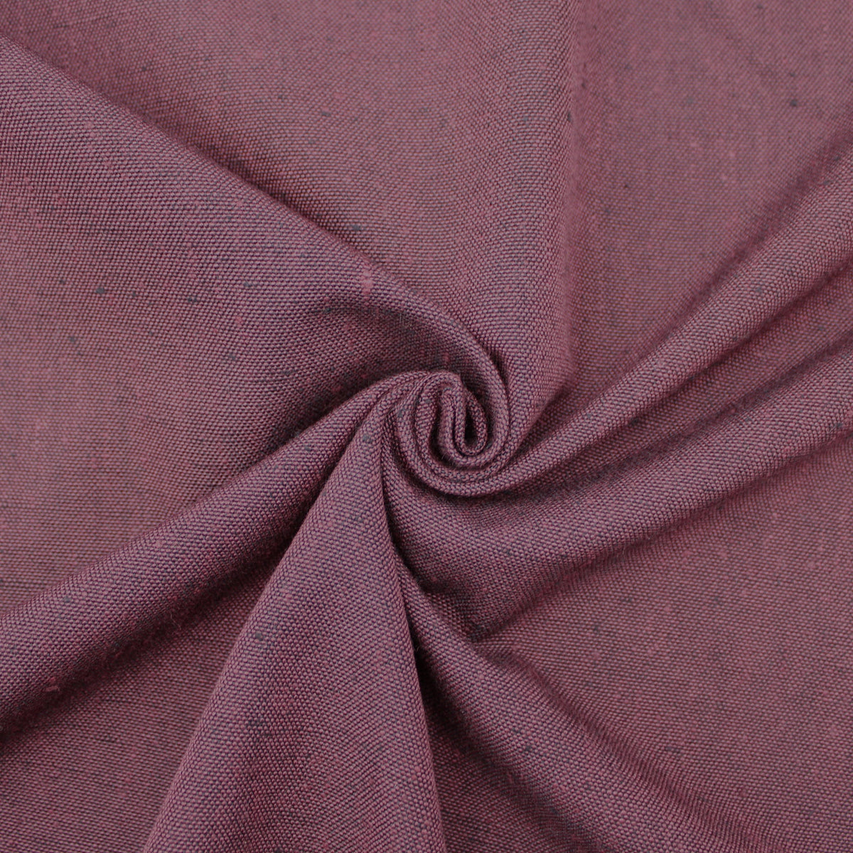 Woven Linen Look Aubergine