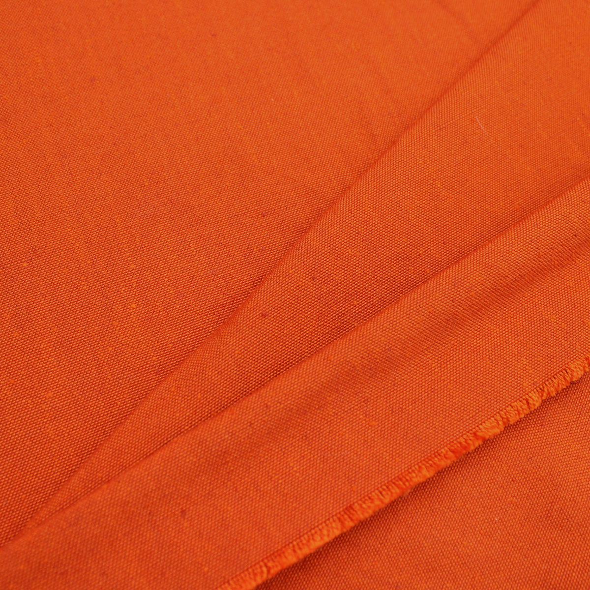 Woven Linen Look Burnt Brick