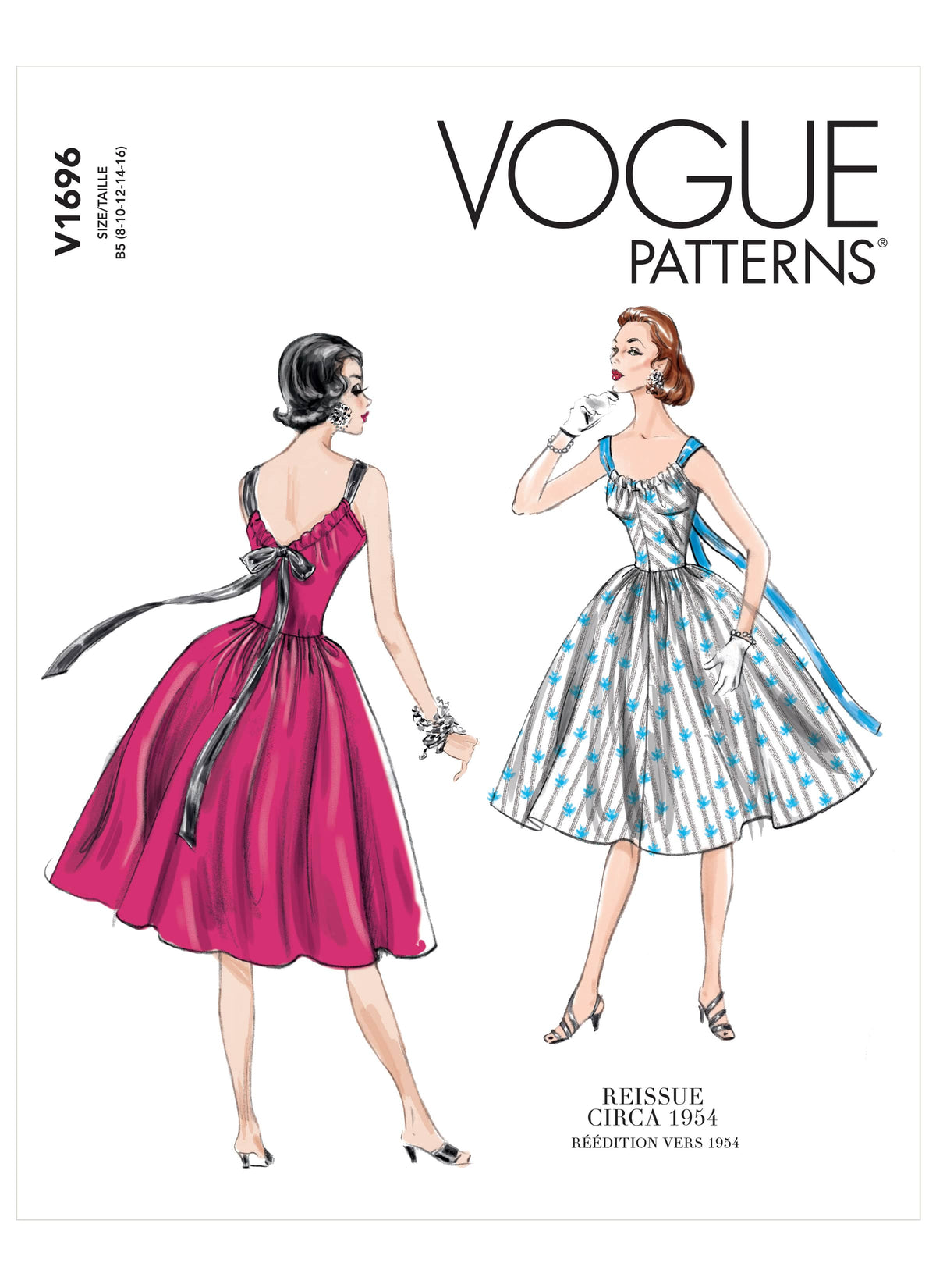 Vogue Dress Misses Sewing Pattern V1696