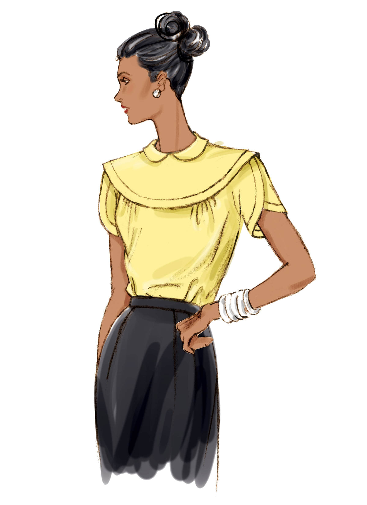 Vogue Top Misses Sewing Pattern V1809