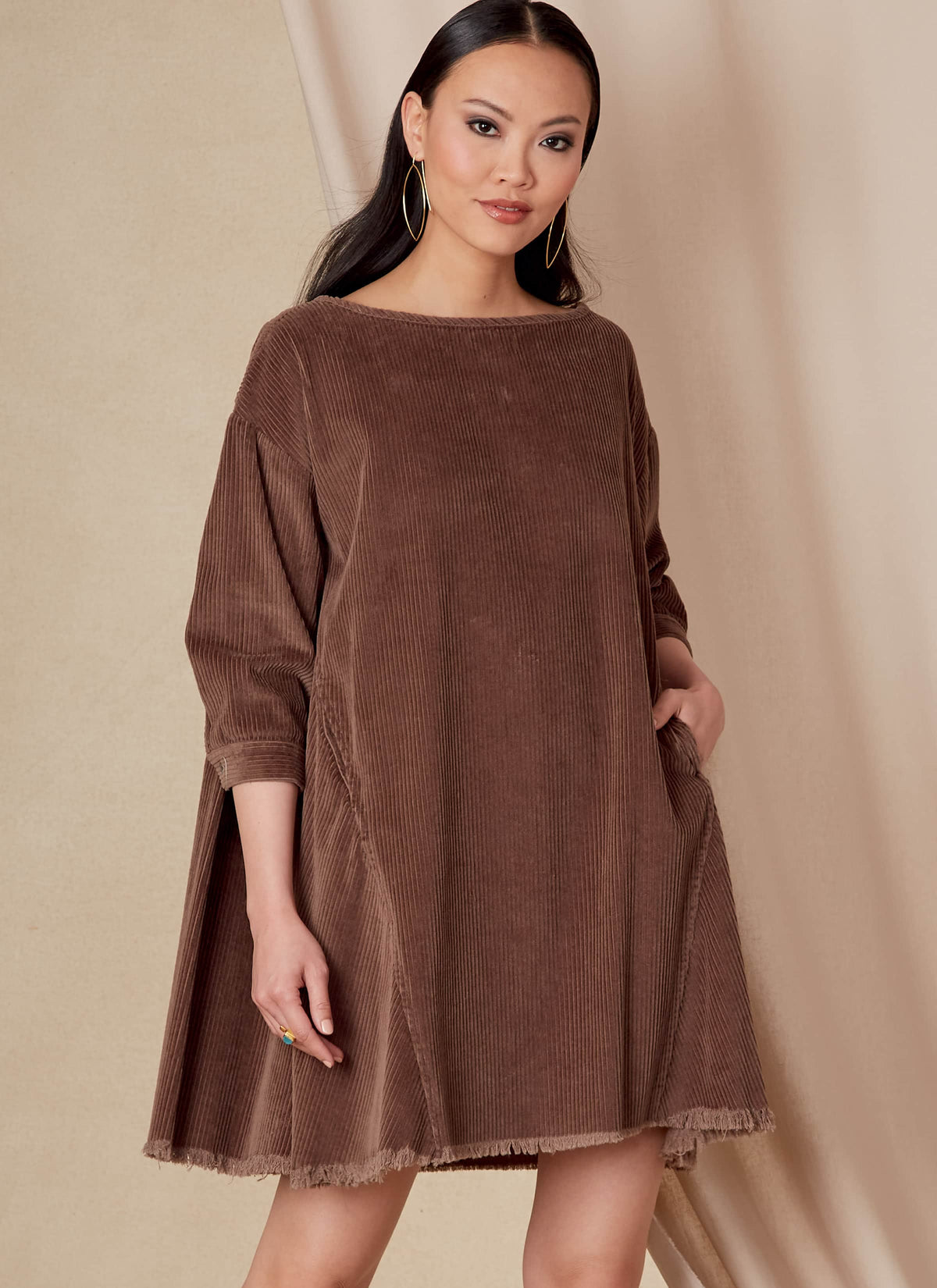 Vogue Misses Dress Sewing Pattern V1821A (XS-S-M-L-XL-XXL)