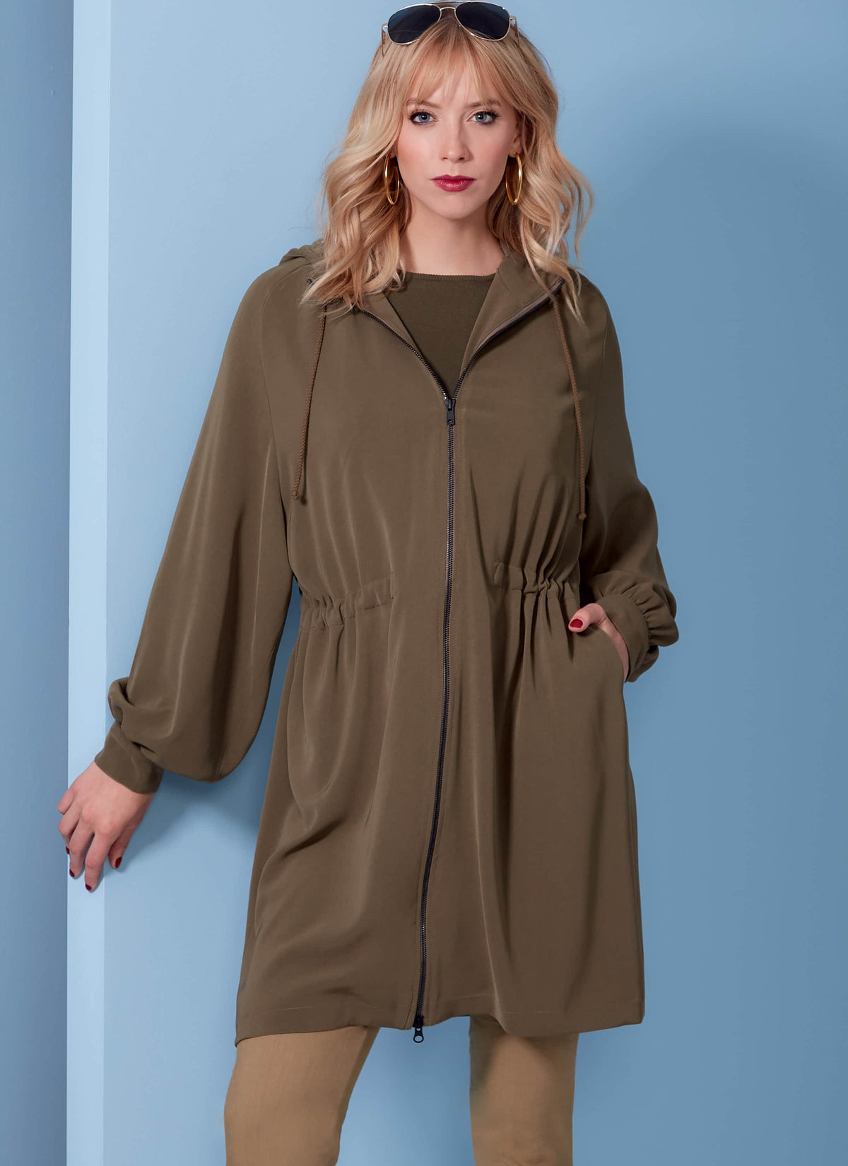 Vogue Misses Jacket Misses Sewing Pattern V1840A (S-M-L-XL-XXL)