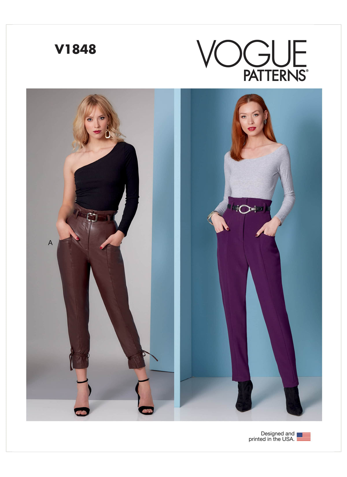 Vogue & Misses Petite Misses Pants Sewing Pattern V1848