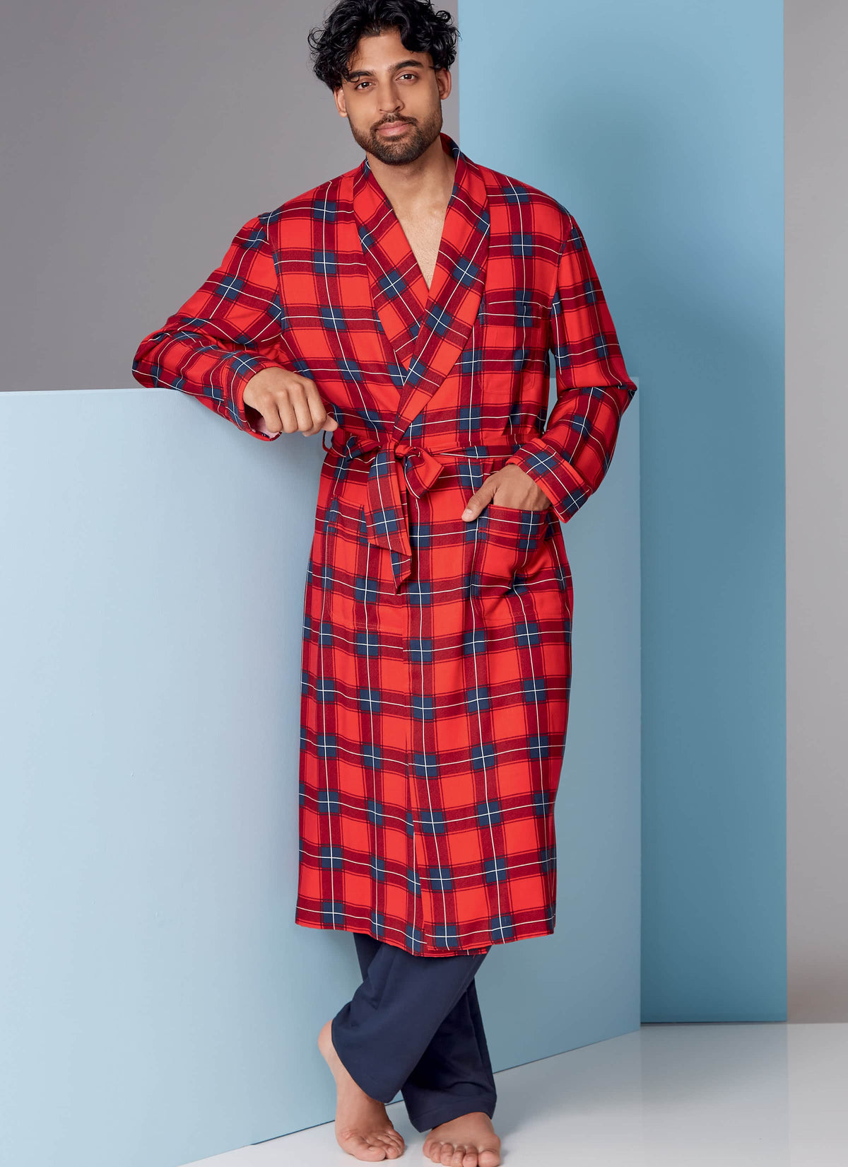 Vogue Robe Mens Belt Sewing Pattern V1855