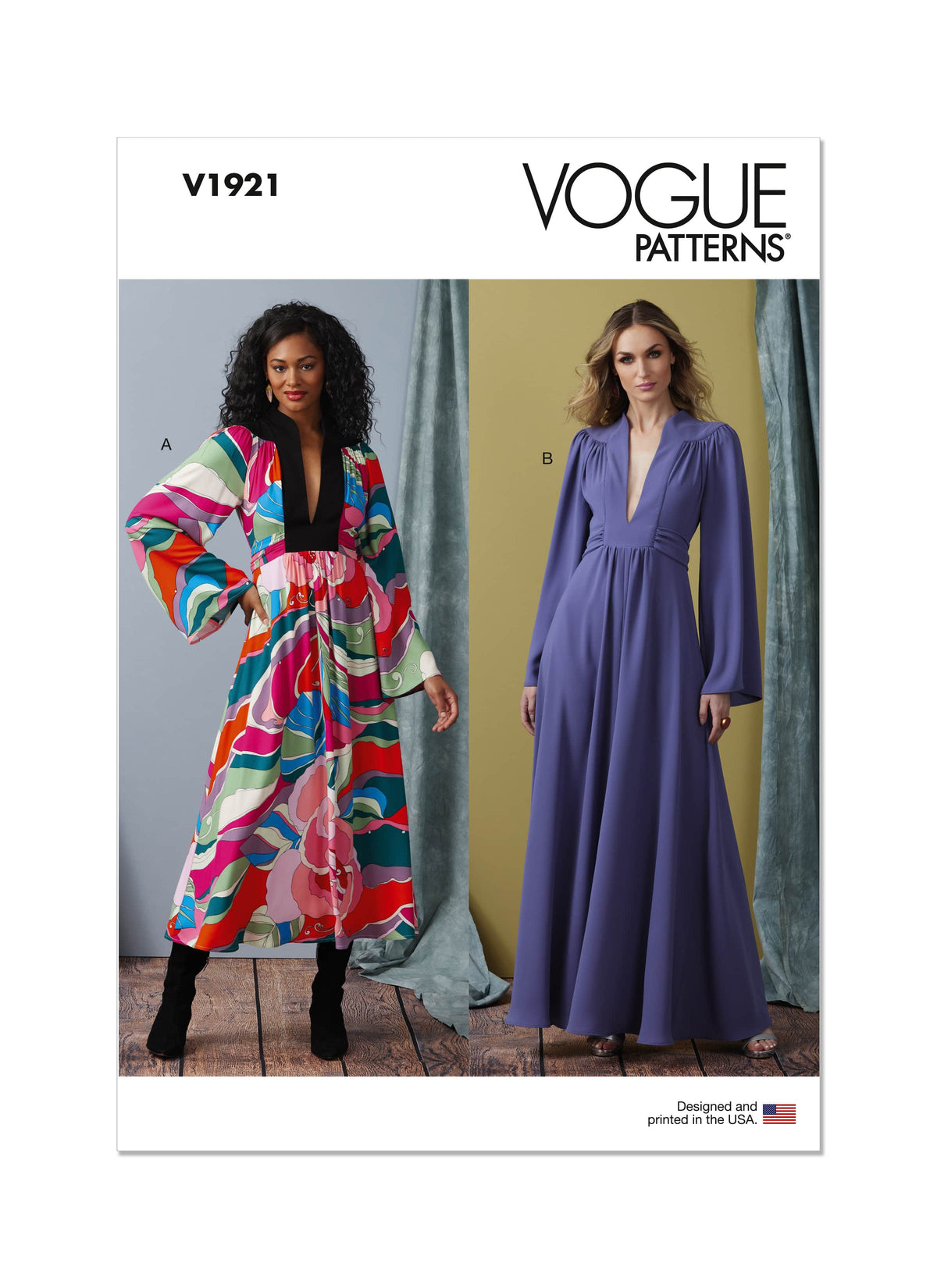Vogue Dress Miss Two In Lngths Sewing Pattern V1921