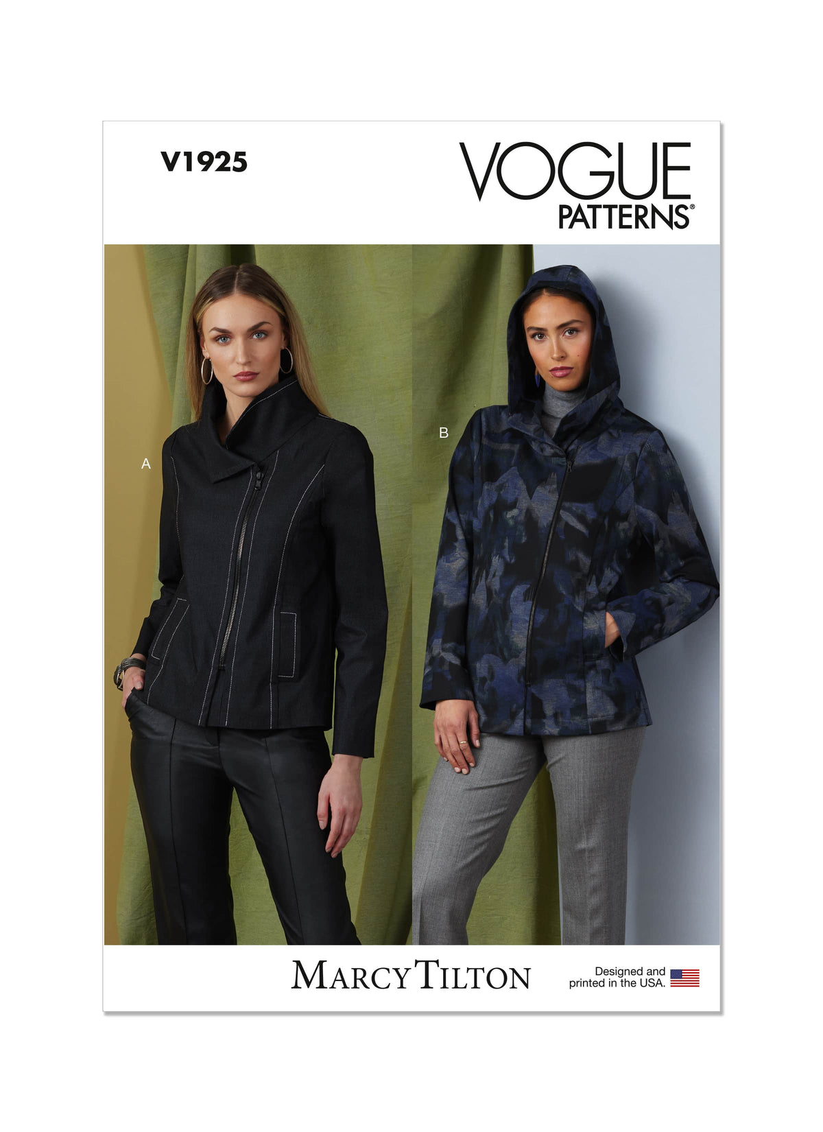Vogue Jacket Misses Lngths Two Sewing Pattern V1925