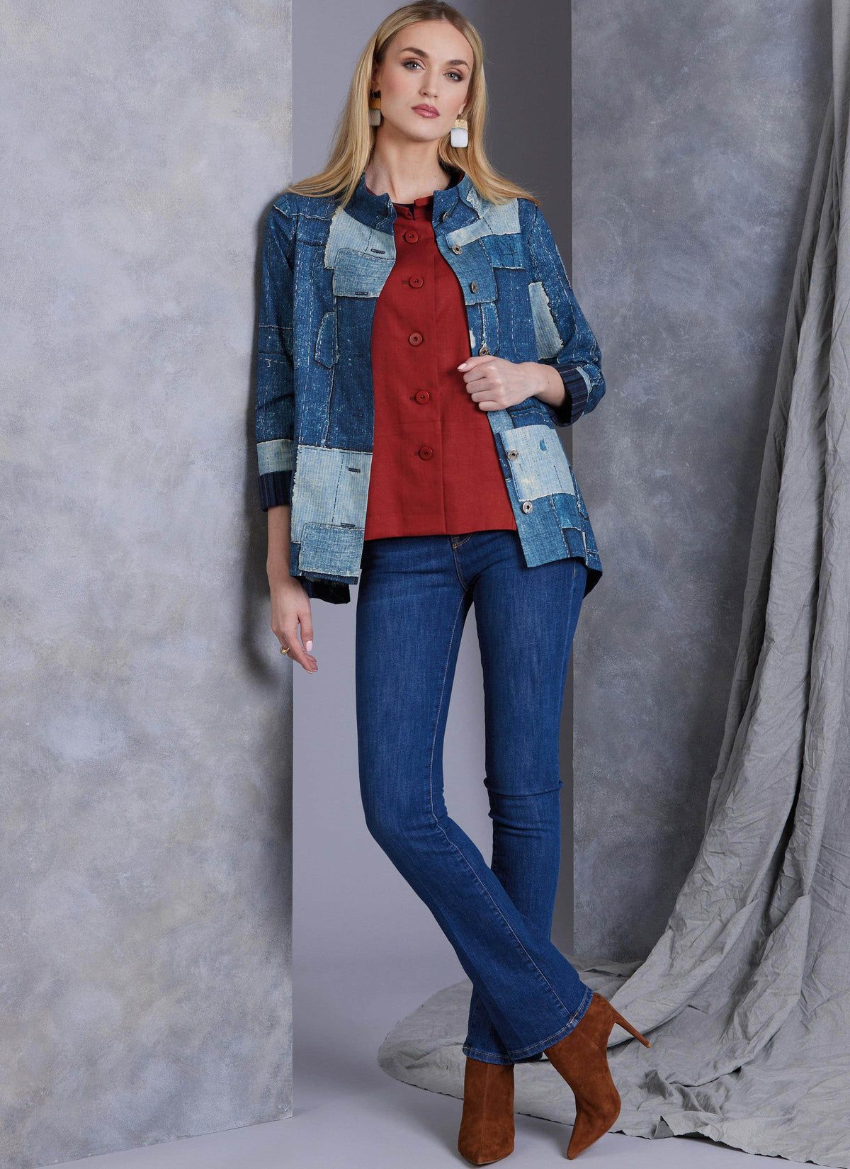 Vogue Vest Misses Jacket Sewing Pattern V1970