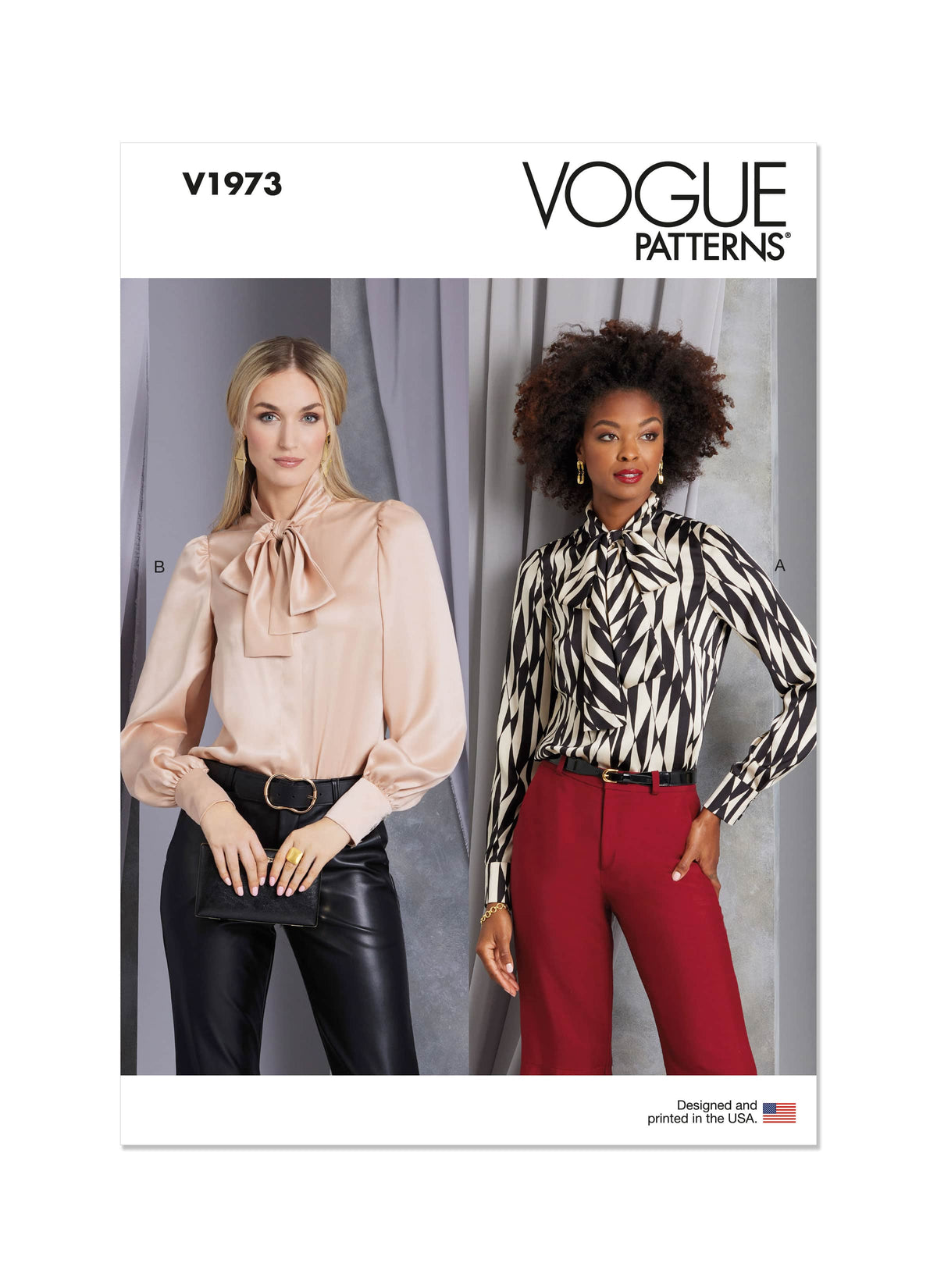 Vogue Blouse Misses Sewing Pattern V1973