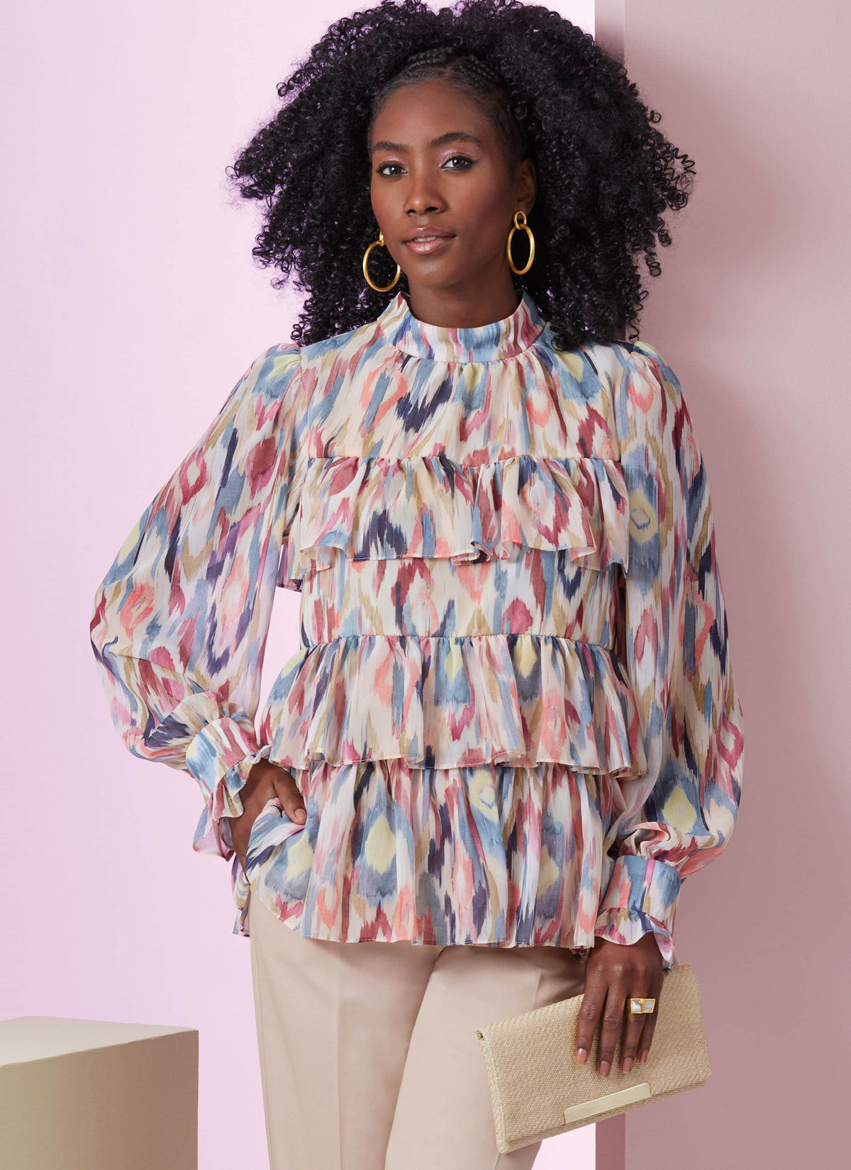 Vogue Misses Top With Sleeve Variations Sewing Pattern V2011