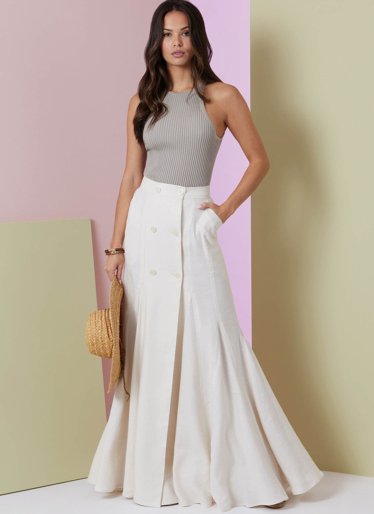 Vogue Misses Skirt In Two Lengths Sewing Pattern V2013