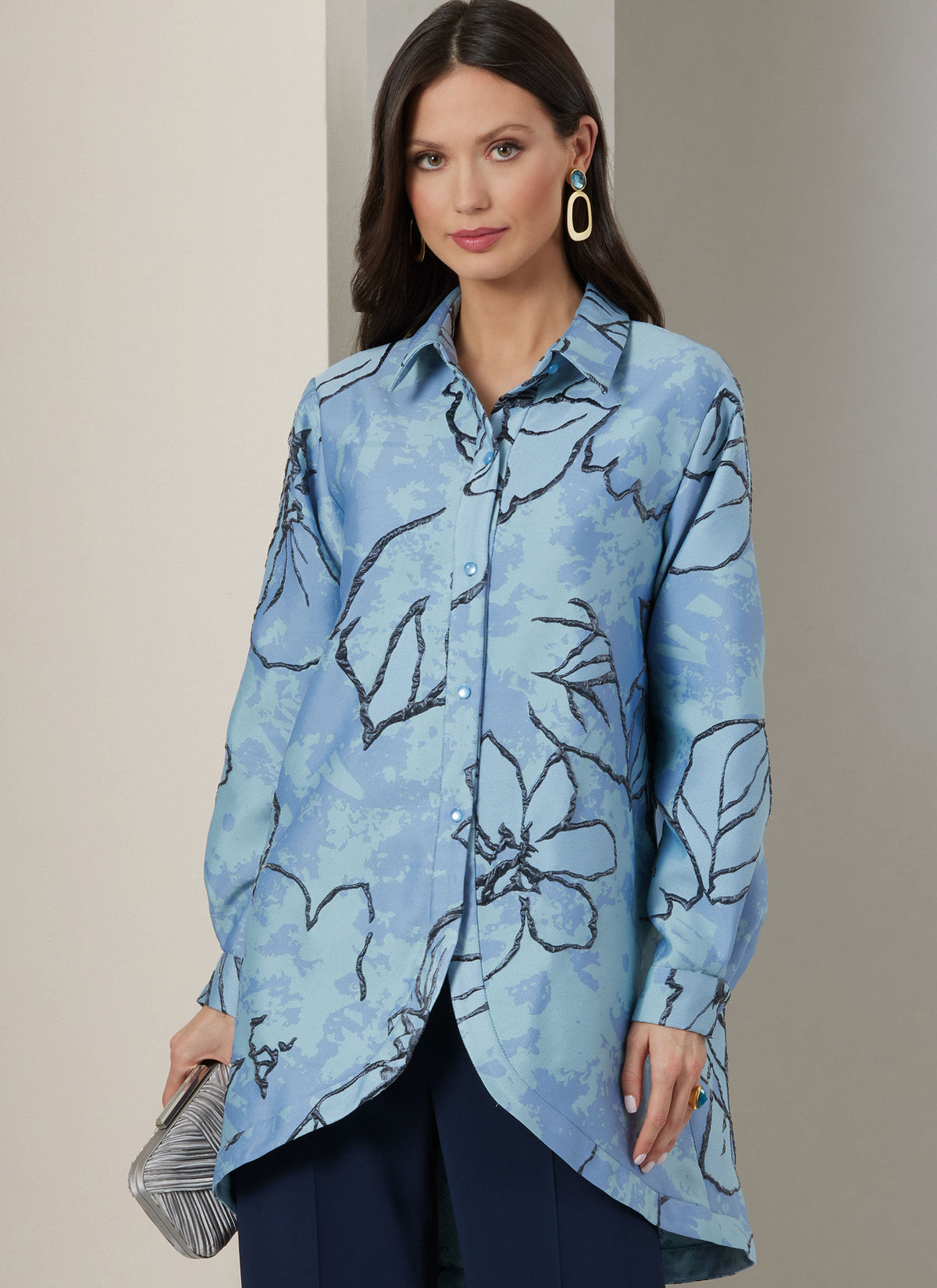 Vogue Misses' Shirt, Crop Top and Pants Sewing Pattern V2037