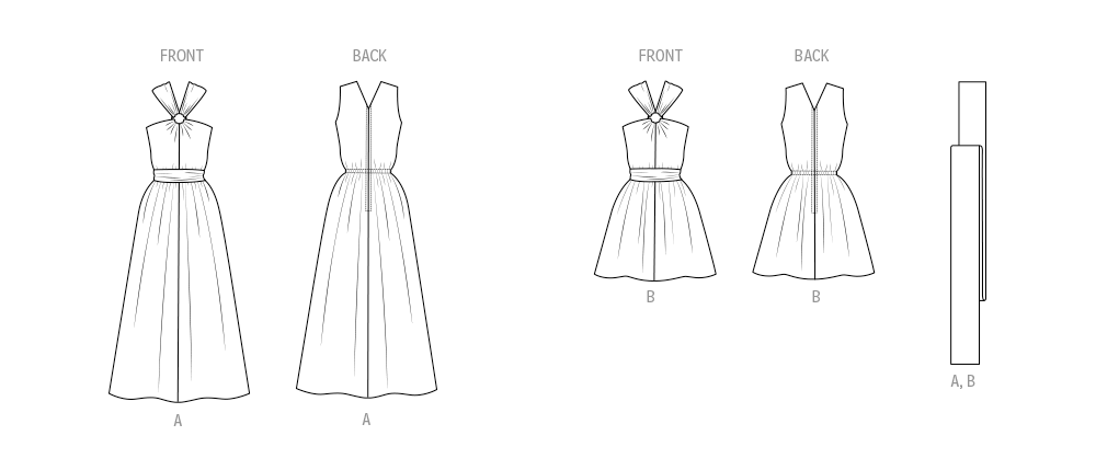 Vogue Misses' Dress in Two Lengths Sewing Pattern V2042