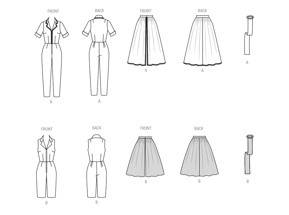 Vogue Misses' Slack Suit and Skirt Sewing Pattern V2062