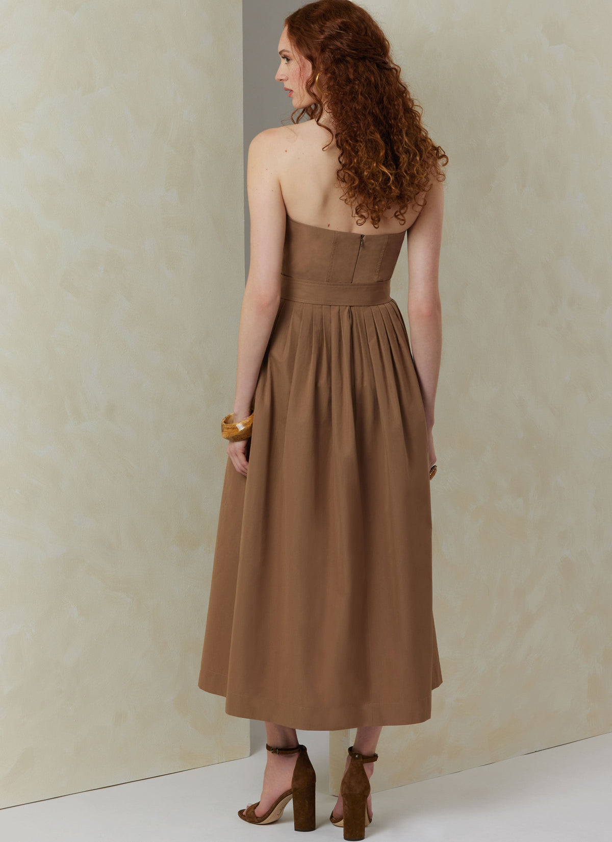 Vogue Misses' Dress with Belt and Overbodice Sewing Pattern V2084