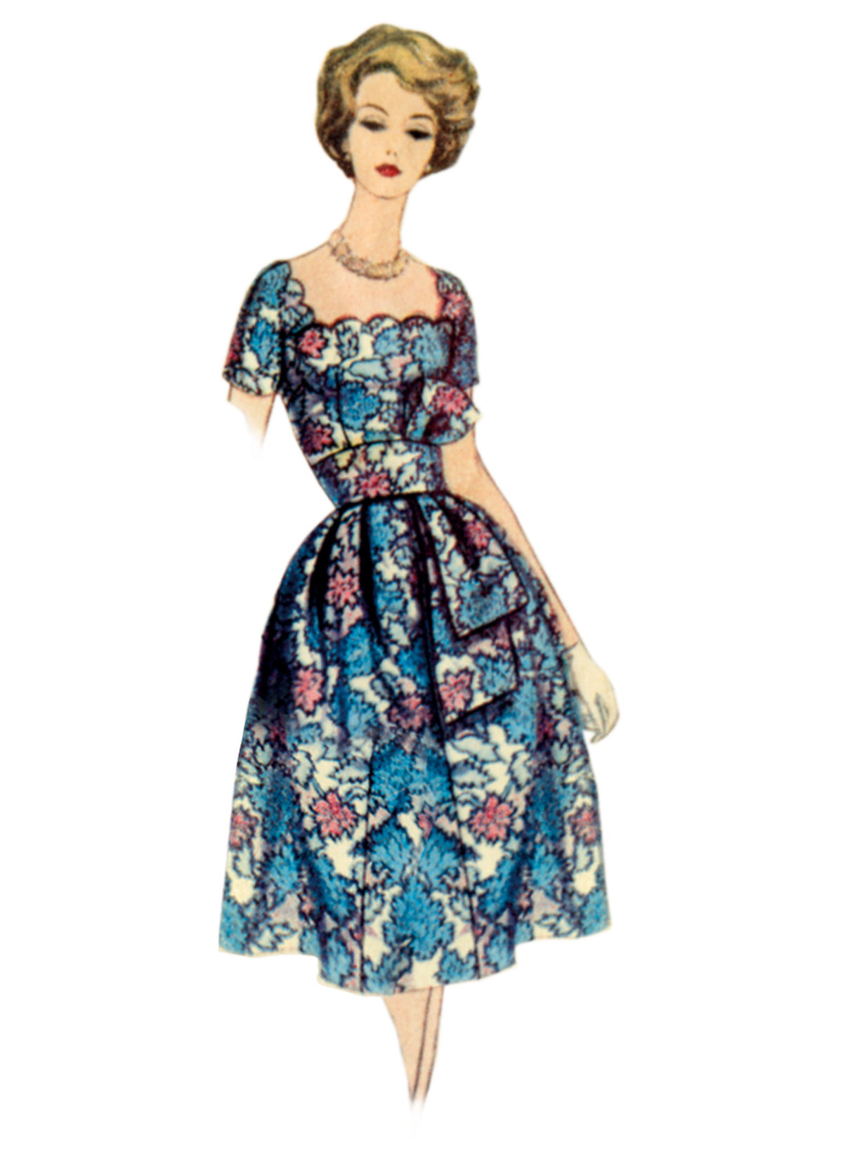 Vogue Misses' Dress with Belt and Sash Sewing Pattern V2101