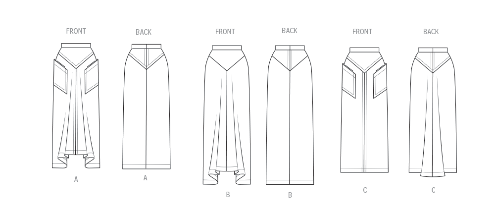 Vogue Misses' Skirts Sewing Pattern for Stylish Creations V2102