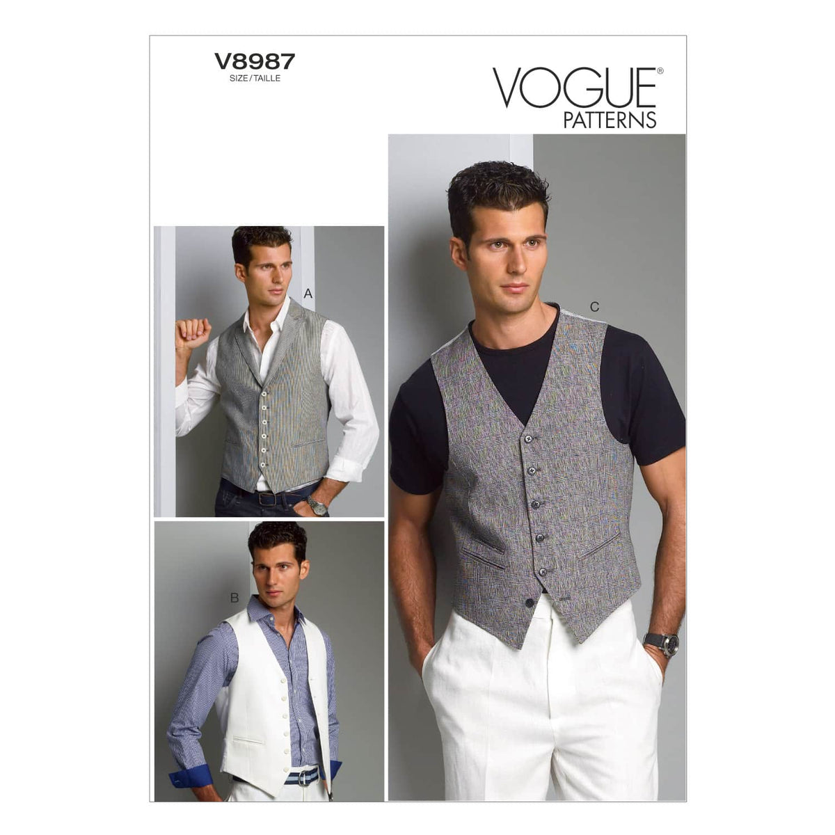 Vogue Vest Sewing Pattern V8987