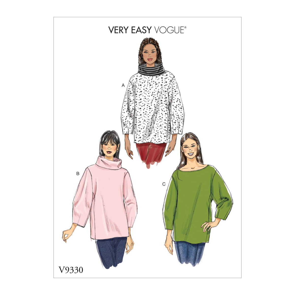 Vogue Misses Top/Vest Top Sewing Pattern V9330