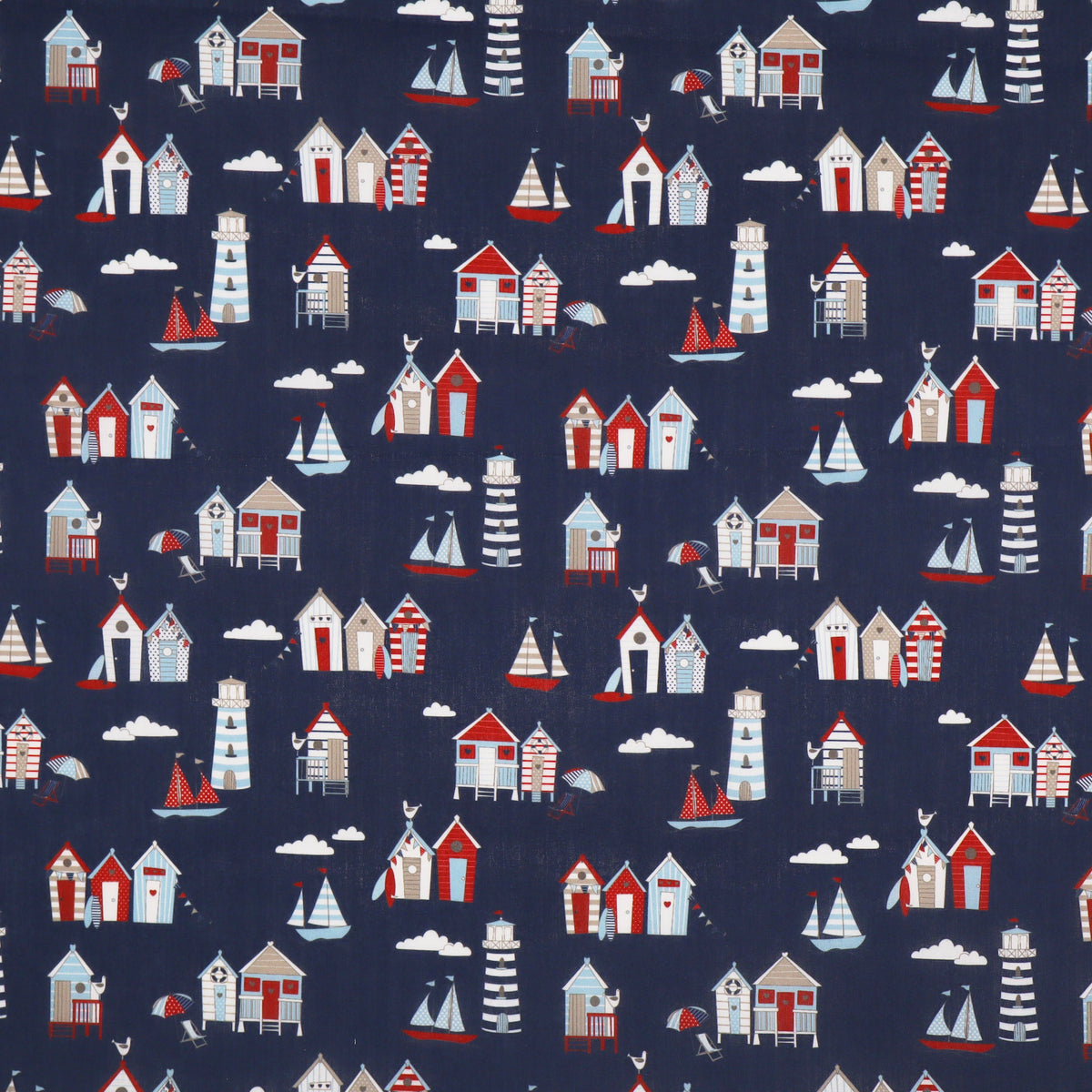 Navy Beach Huts