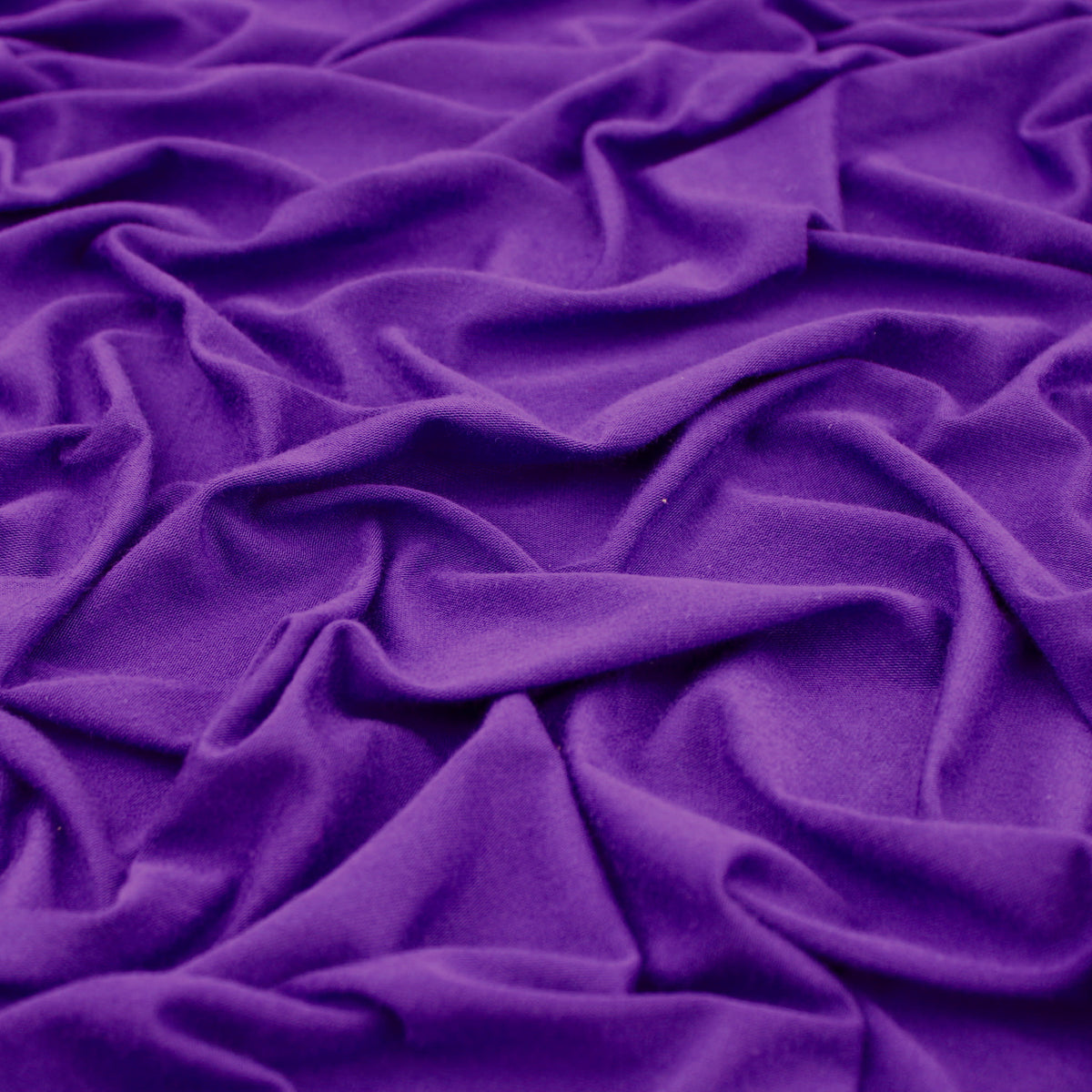 Viola Viscose Jersey 4 Way Stretch Dressmaking Fabric - Purple