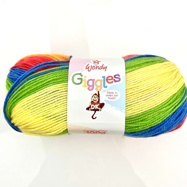 Wendy Wools Giggles DK Acrylic Yarn 100g - WG10