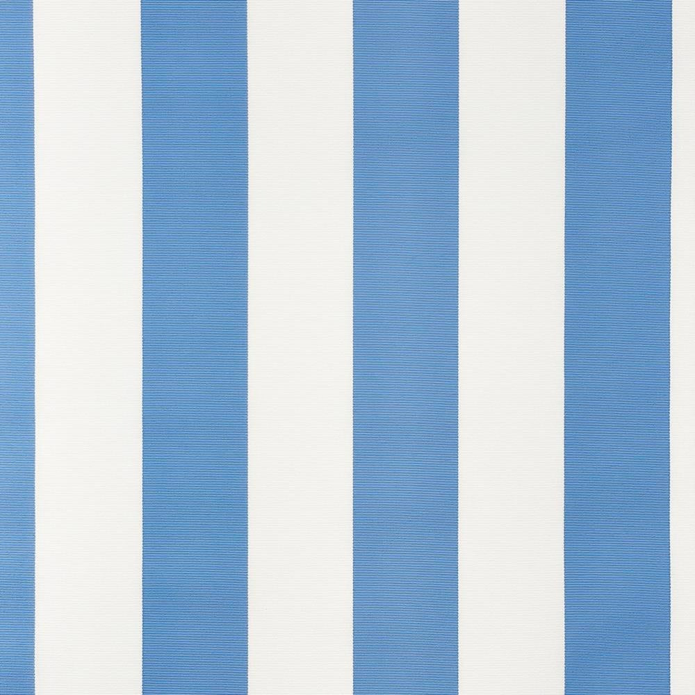 Whitesands Stripe Waterproof Outdoor Garden Upholstery Canvas Fabric - Blue & White
