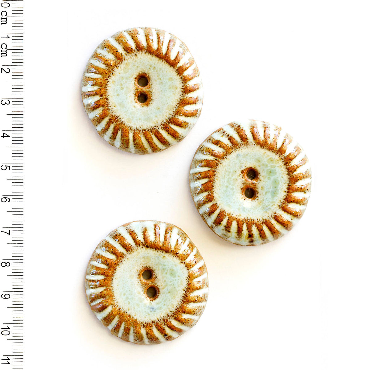 Handmade Sewing Buttons - Stunning Statement Lines