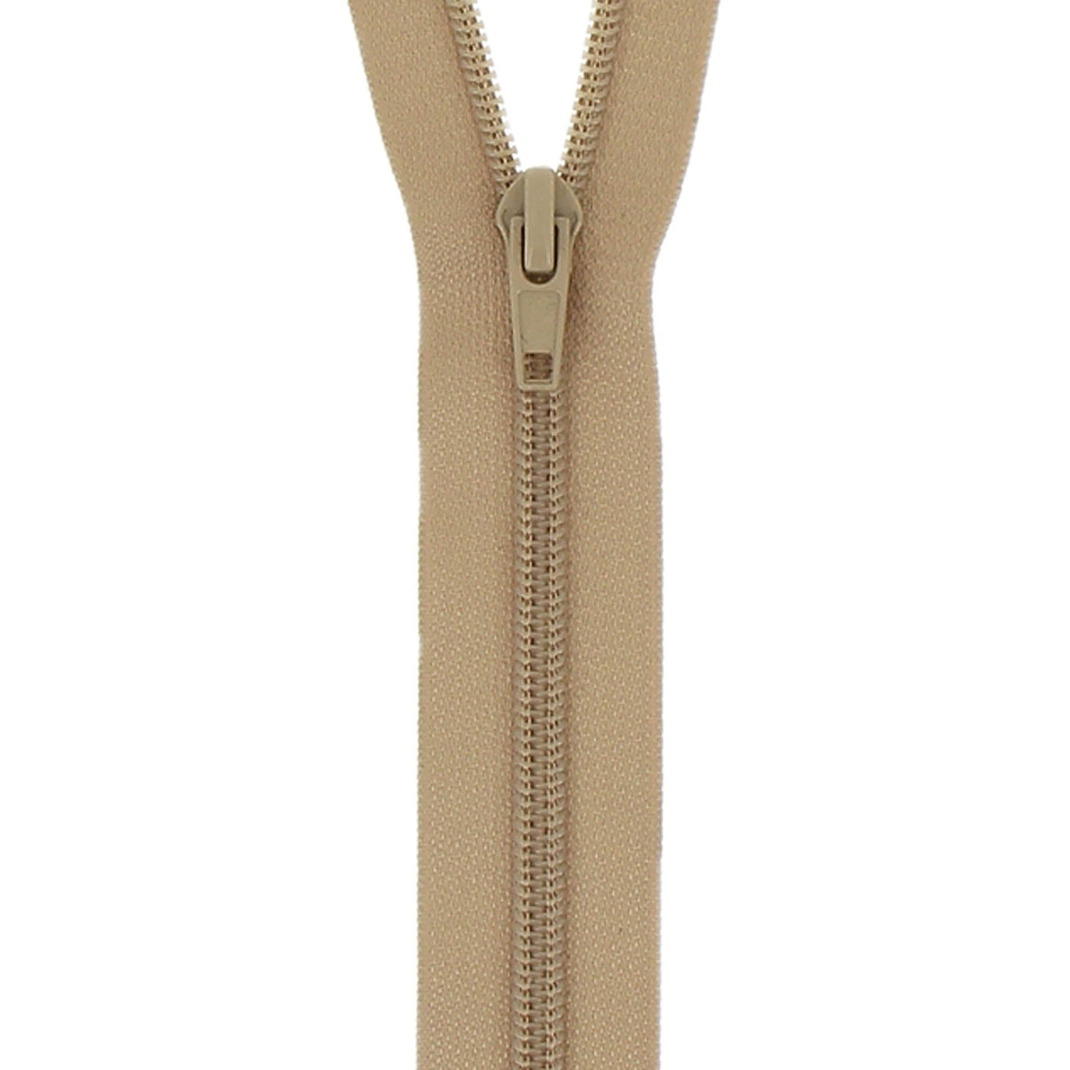 Milward Nylon Open End Zip 65cm – Fawn