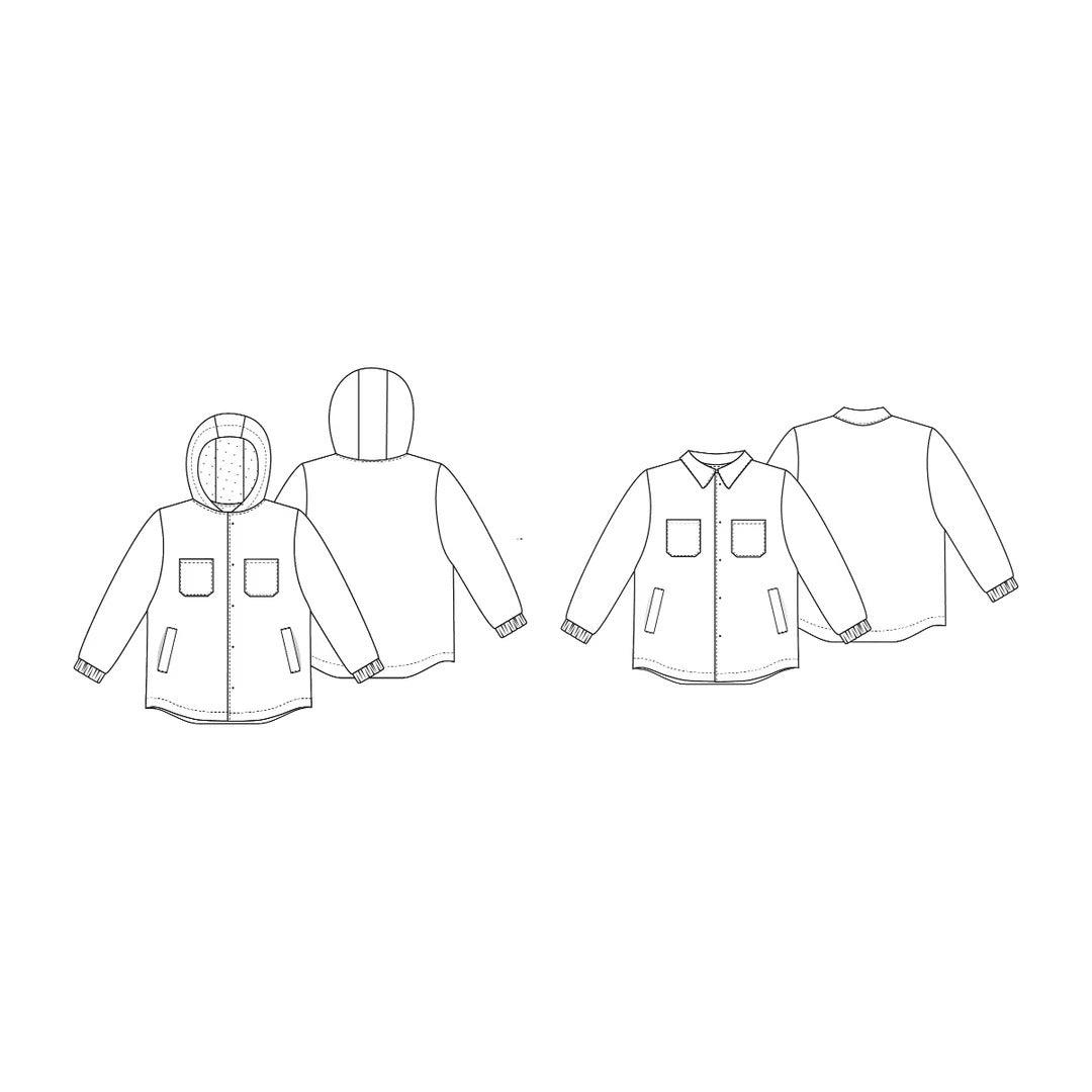 Beachcomber Jacket Sewing Pattern - By Friday Pattern Company