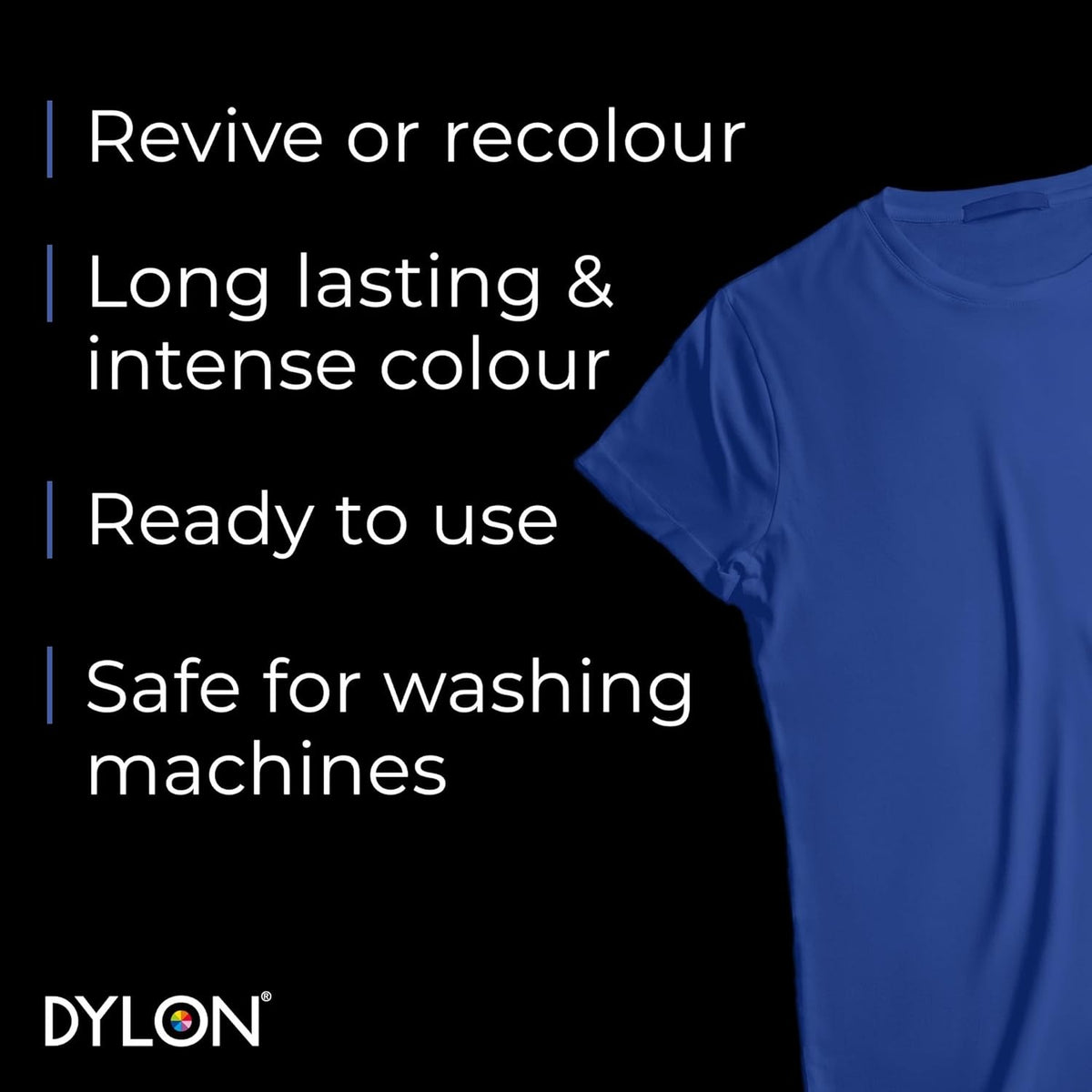 Dylon Washing Machine Fabric Dye Pods: Restore & Revive Clothes - Ocean Blue