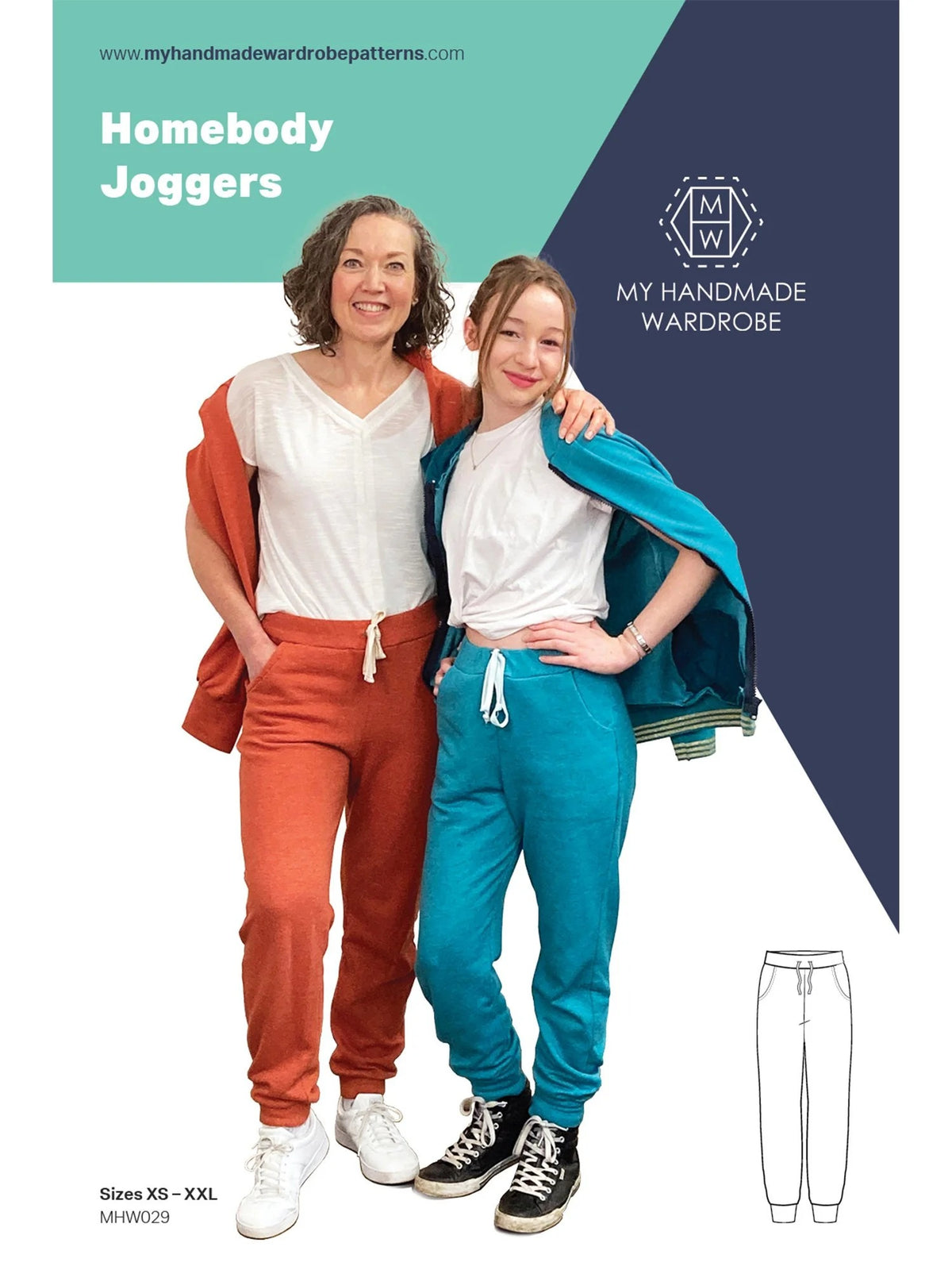 Homebody Joggers Sewing Pattern - By My Handmade Wardrobe