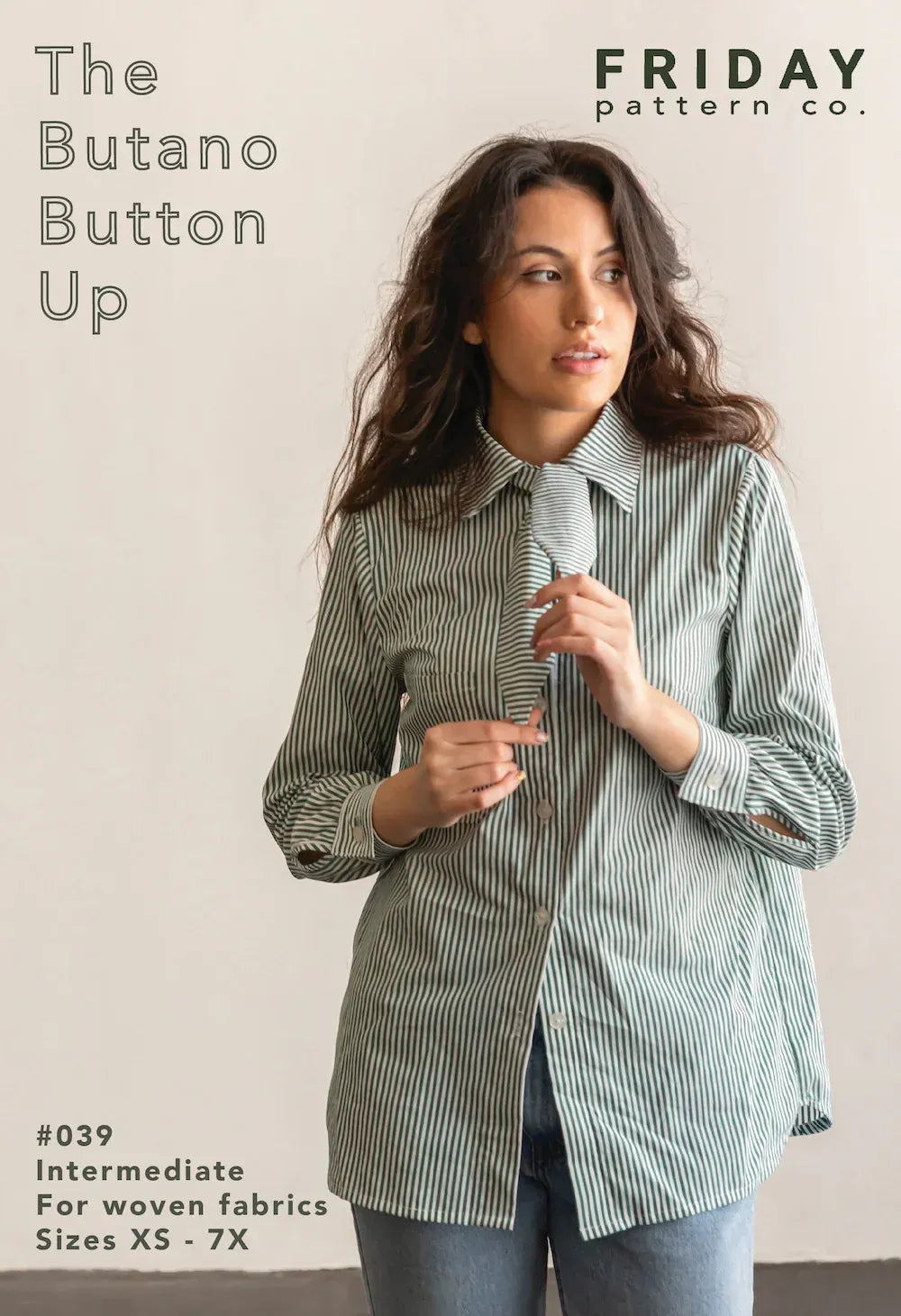 Butano Button Up Shirt Sewing Pattern - By Friday Pattern Company