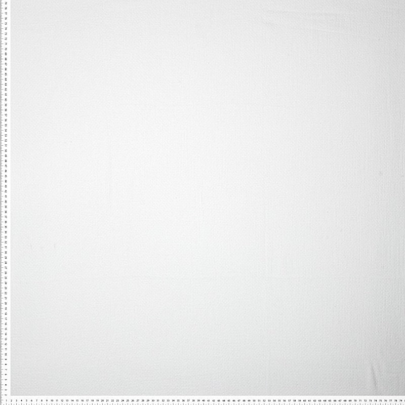 Dobby Cotton Textured Dressmaking Fabric - White