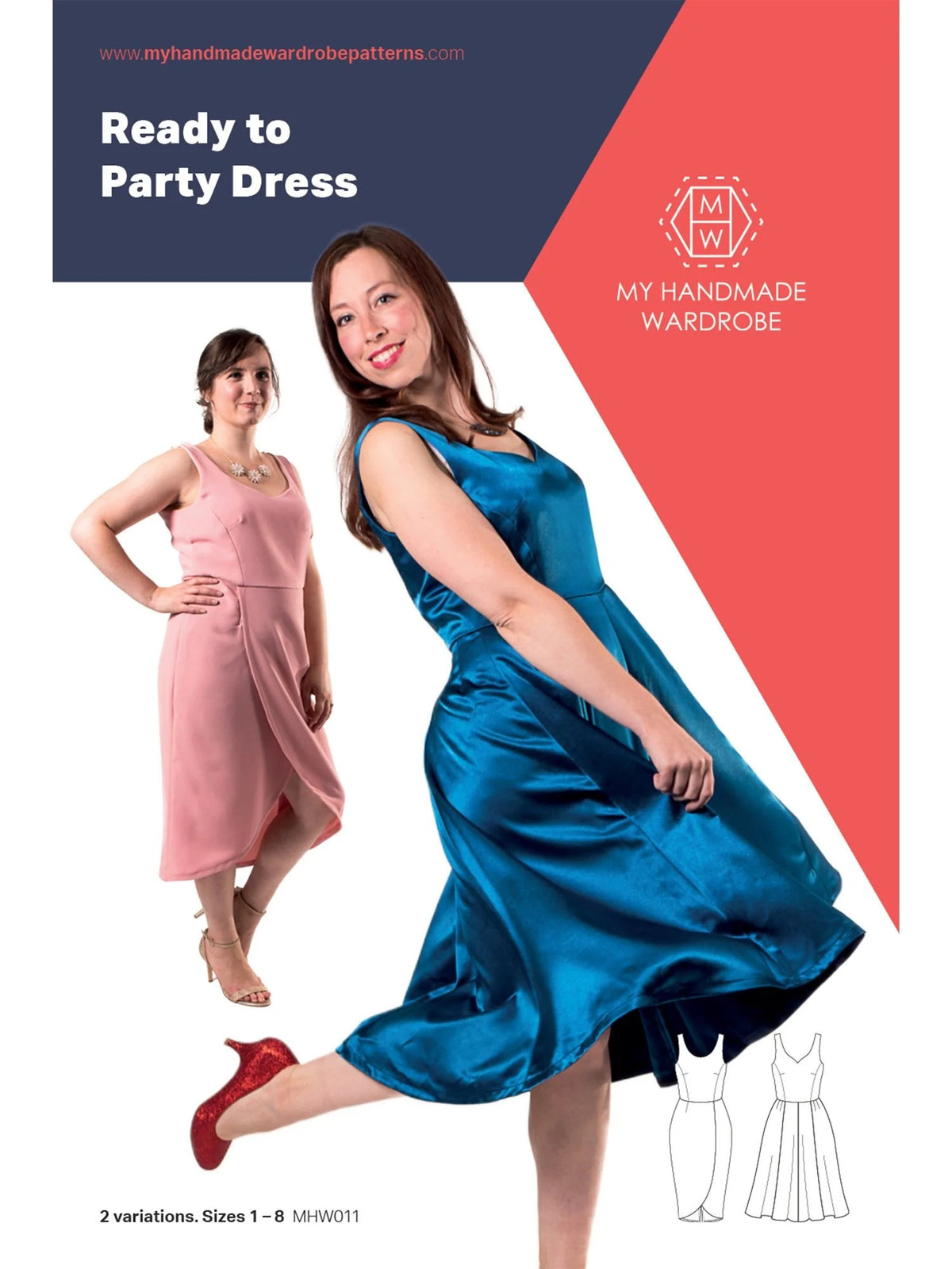Ready to Party Dress Sewing Pattern - By My Handmade Wardrobe
