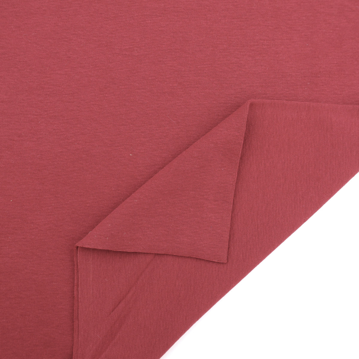 GOTS Organic Tubular Rib Knit Fabric – OEKO-TEX Certified Cotton Cuffing Fabric - Bordeaux