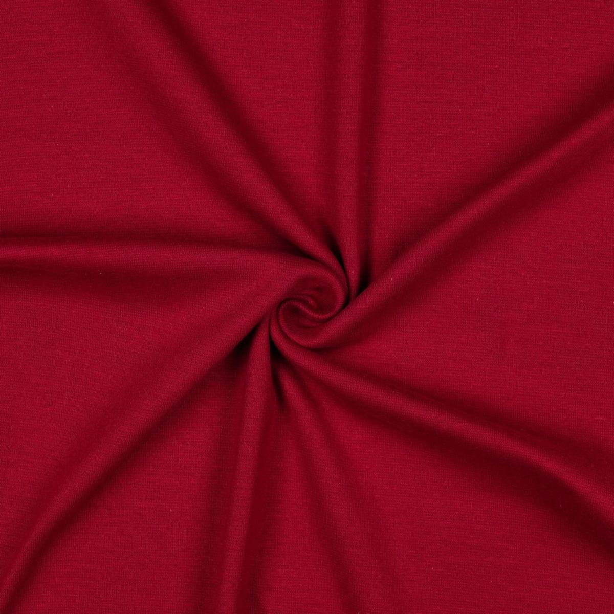 GOTS Organic Tubular Rib Knit Fabric – OEKO-TEX Certified Cotton Cuffing Fabric - Bordeaux