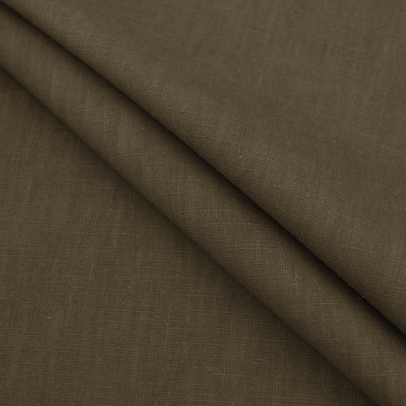 8 oz Washed Natural Linen Fabric Material Women Sustainable OEKO-TEX durable flax plain curtain blinds craft quilting upholstery furnishings home decor  Khaki
