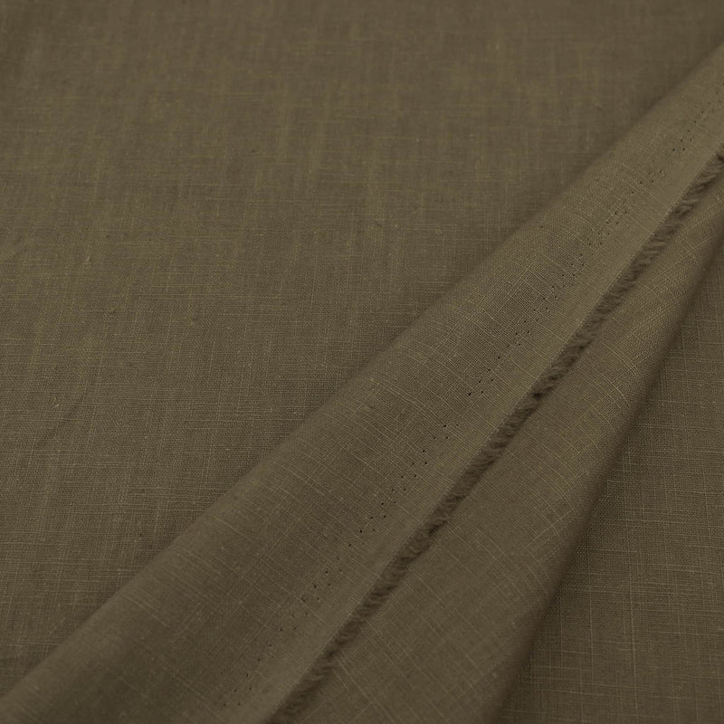 8 oz Washed Natural Linen Fabric Material Women Sustainable OEKO-TEX durable flax plain curtain blinds craft quilting upholstery furnishings home decor  Khaki