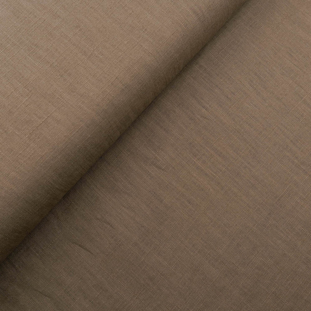 soft washed pure flax linen 8oz dressmaking fabric Dark Stone