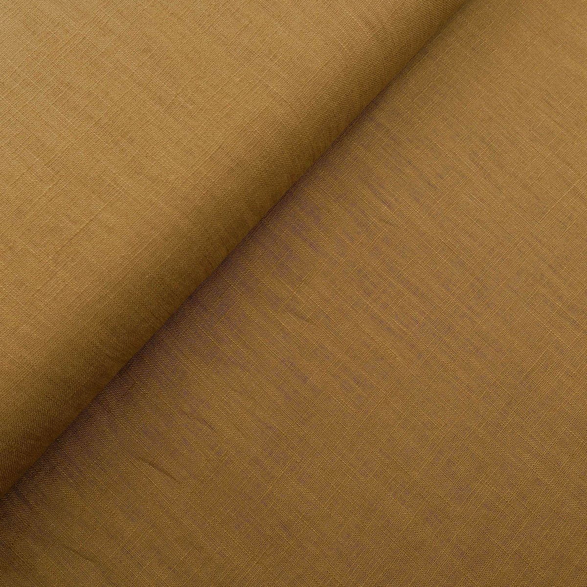 soft washed pure flax linen 8oz dressmaking fabric Goldenrod