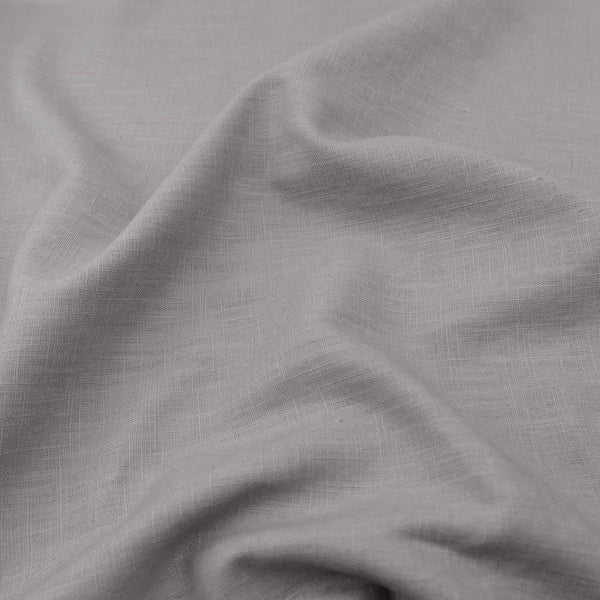 soft washed pure flax linen 8oz dressmaking fabric Grey
