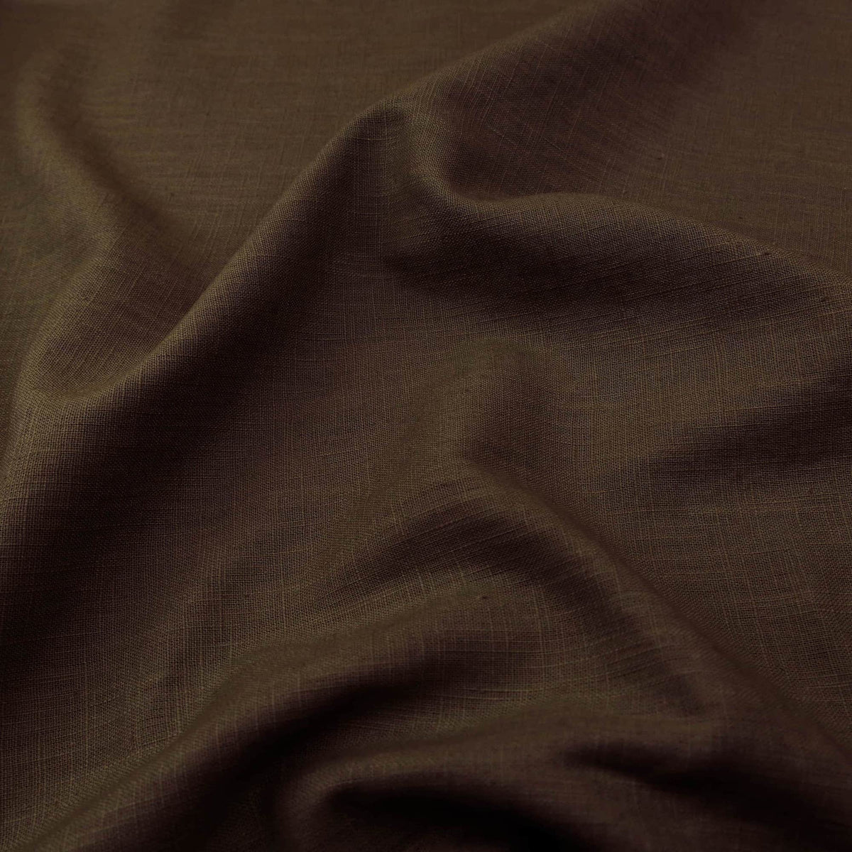 soft washed pure flax linen 8oz dressmaking fabric Mocha