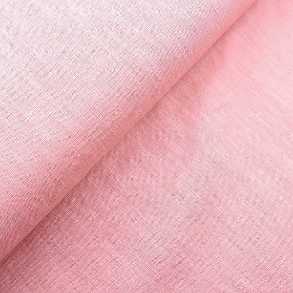 soft washed pure flax linen 8oz dressmaking fabric Rose