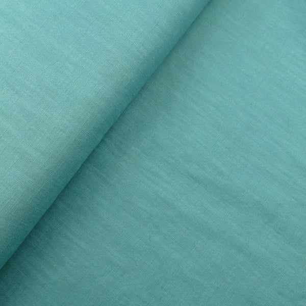 soft washed pure flax linen 8oz dressmaking fabric Teal
