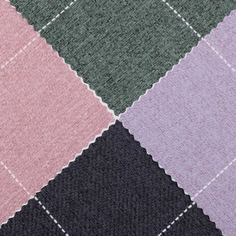 linen texture durable plain weave upholstery fabric Denim Blue