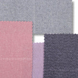 linen texture durable plain weave upholstery fabric Old Lilac